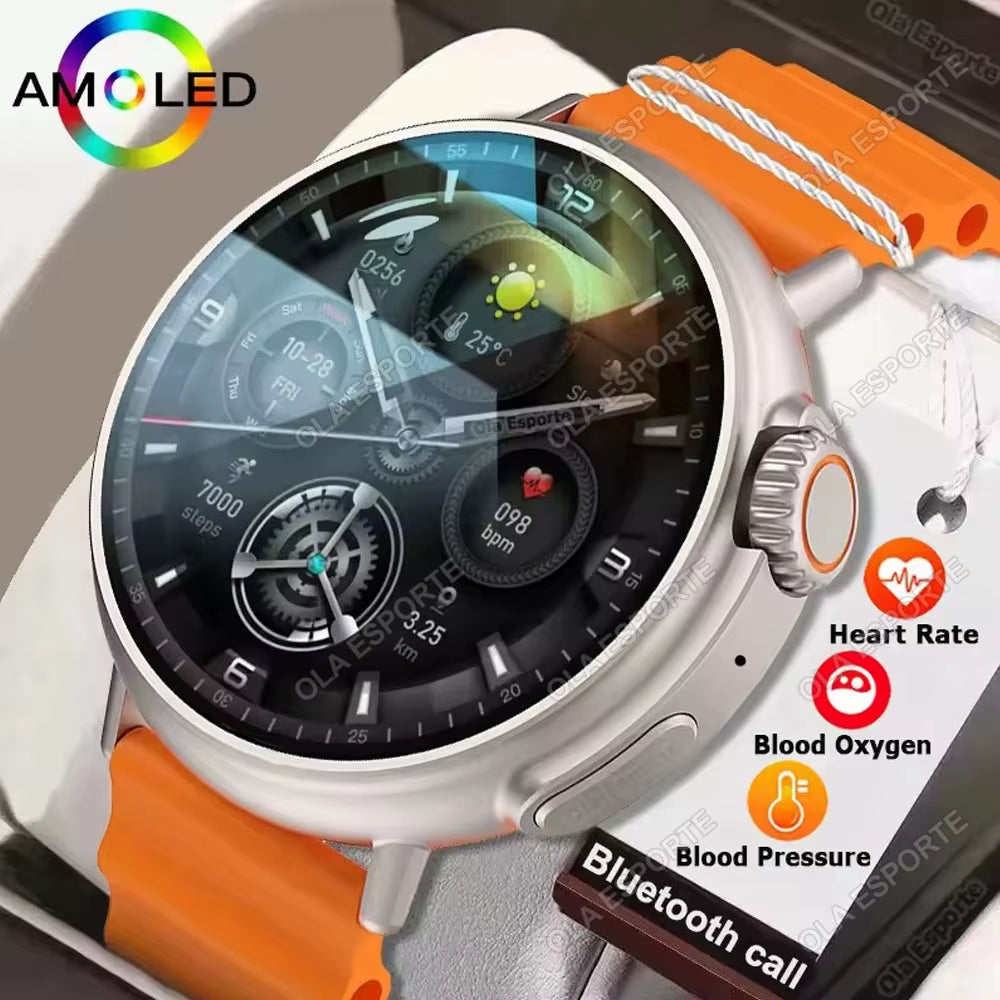 2025 Watch Ultra 9 Smart Watch Men GPS Bluetooth Call Health Monitor Smartwatch Wireless Charging Sport Bracelet for Android IOS