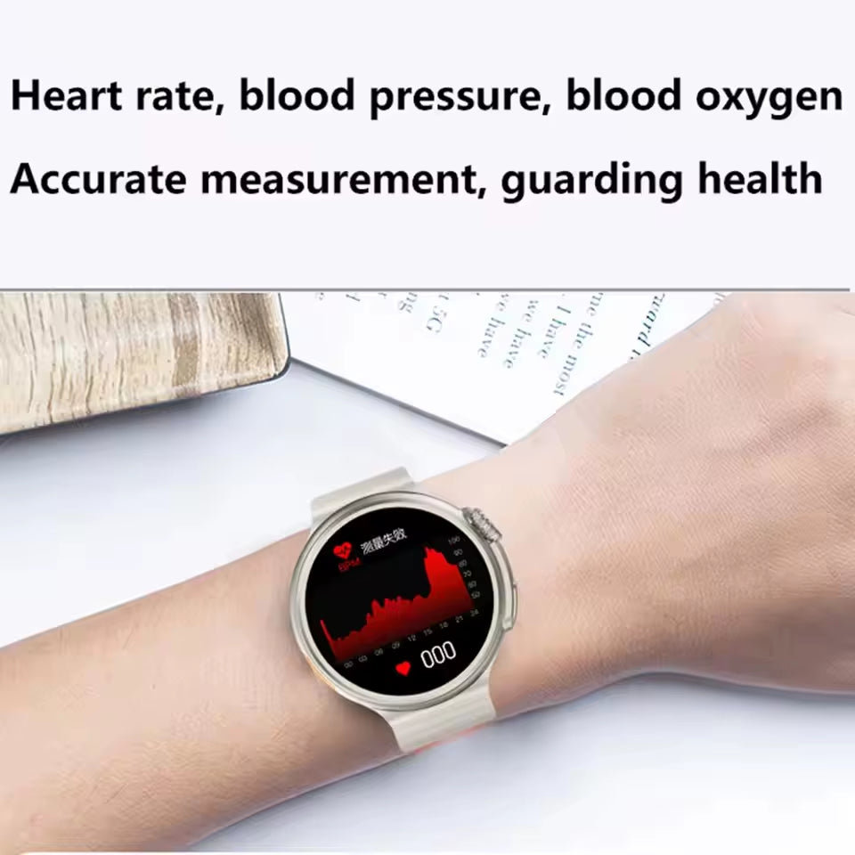 2025 Watch Ultra 9 Smart Watch Men GPS Bluetooth Call Health Monitor Smartwatch Wireless Charging Sport Bracelet for Android IOS